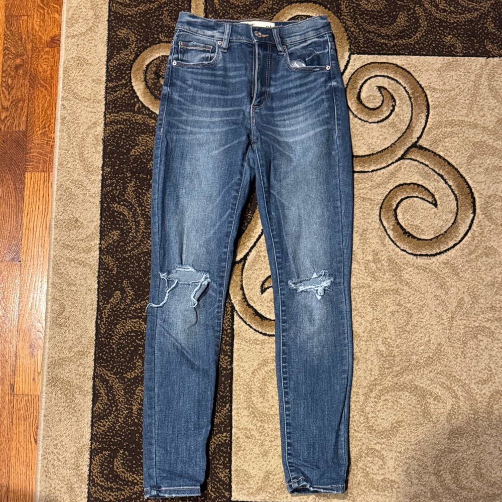 Garage Women's Dark Blue Skinny Jeans